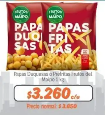 Mayorista 10 Frutos del Maipo Papas Duquesas o Prefritas Frutos del Maipo 1kg oferta
