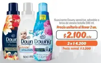 Mayorista 10 Suavizante Downy Sensitive, Adorable o Brisa de Verano Botella 500ml oferta
