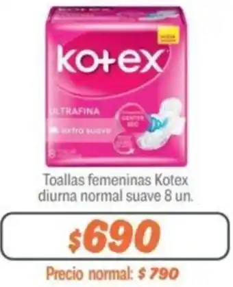 Mayorista 10 Toallas Femeninas Kotex Diurna Normal Sauve 8 un oferta