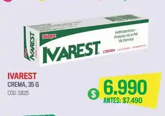 Cruz Verde Ivarest crema, 35 g oferta