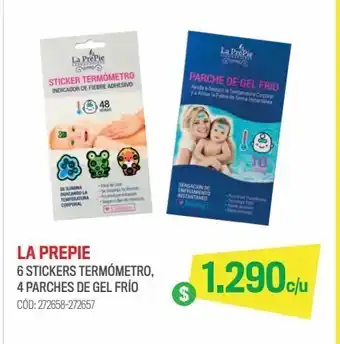 Cruz Verde La prepie 6 stickers termómetro, 4 parches de gel frío oferta
