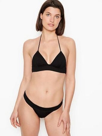 Victoria's Secret Scrunch lace-up triangle bikini top oferta