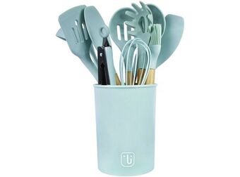 Ripley Set 12 utensilios de cocina silicona calipso simplit oferta