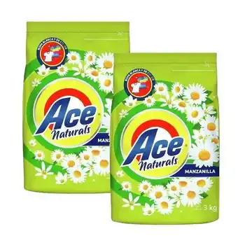 Supermercado El Trébol Ace naturals polvo manzanilla 3 kg (2 unidades) oferta