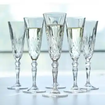 Kitchen Center Set 6 copas champagne melodía oferta