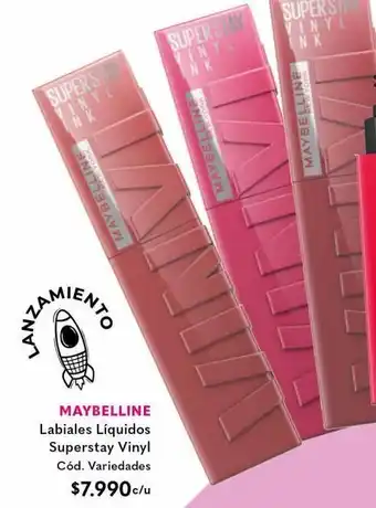 Cruz Verde Labiales liquidos maybelline oferta