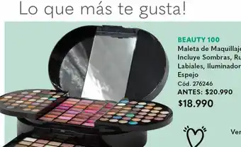 Cruz Verde Kit maleta maquillaje ready to glam oferta