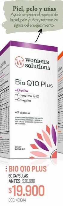 Cruz Verde Bio q10 plus 60 cápsulas oferta