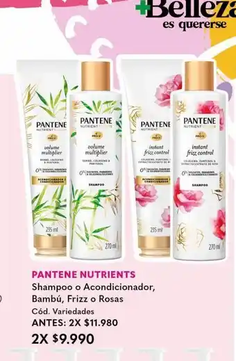 Cruz Verde Shampoo o acondicionador pantene oferta