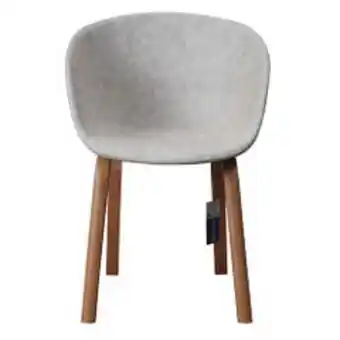 Abcdin Silla de comedor vincenzi poltrona cup gris oferta
