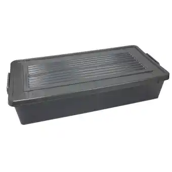 Santa Isabel Caja organizadora 34 l b. cama color transparente gris oferta