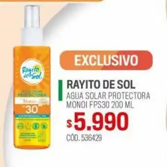 Cruz Verde Agua solar protectora monoi fps 30 200 ml oferta