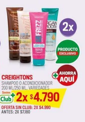 Cruz Verde Shampoo hidratación profunda argán smooth moisture rich 250 ml oferta