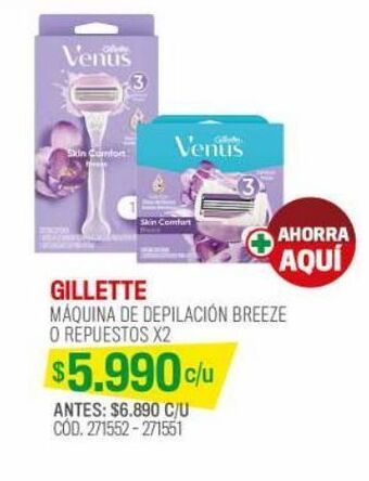 Kit venus breeze máquina afeitar + 1 cartucho