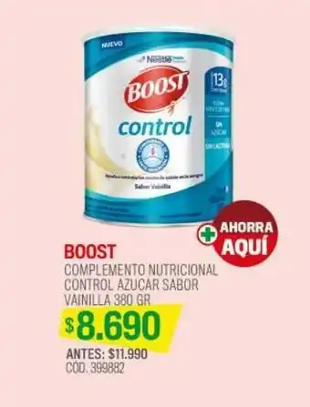 Cruz Verde Complemento nutricional control az?car sabor vainilla 380 grs oferta