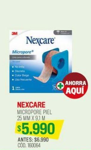 Cruz Verde Cinta adhesiva micropore piel 25mm x 9.1 mts oferta