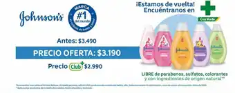 Cruz Verde Baby shampoo de 400 ml johnsons oferta