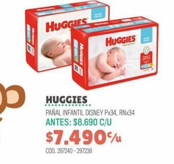 Cruz Verde Natural care pañales desechables recién nacido 34 un oferta