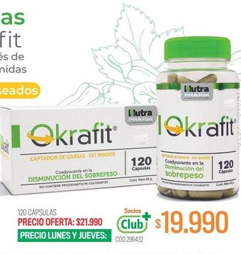 Cruz Verde Okrafit 120 cápsulas oferta
