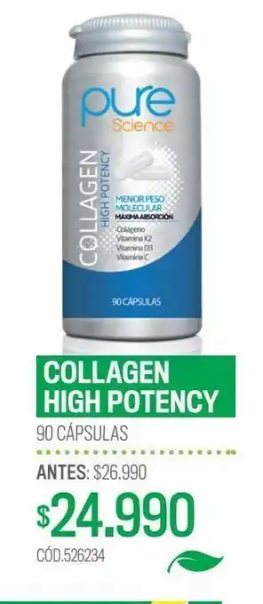 Cruz Verde Colágeno high potency 90 cáps oferta