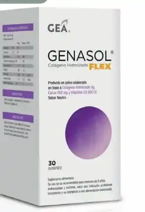 Cruz Verde Genasol flex colageno hidrolizado 30 sobres oferta