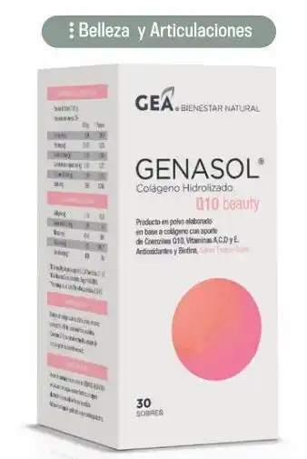 Cruz Verde Genasol q10 beauty colageno hidrolizado 30 sobres oferta