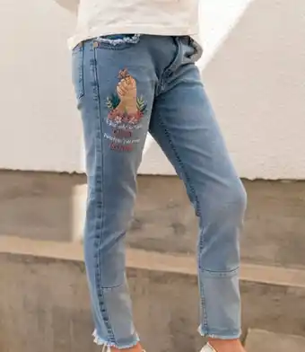 Limonada Jeans we make history niña denim celeste limonada oferta