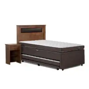 Abcdin Bed boxet rosen 1,5 plazas ergo t 105x200 cm + set muebles ferrara oferta