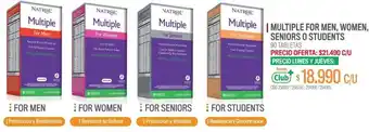 Cruz Verde Multiple For Men, Women, Senior o Students 90 Tabletas oferta