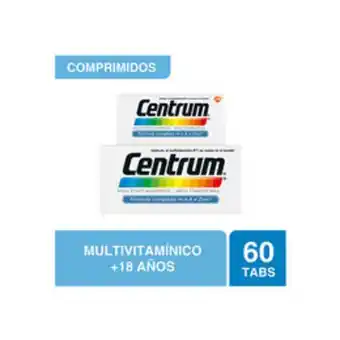 Salcobrand Centrum adultos, multivitamínico, frasco x60 comprimidos oferta