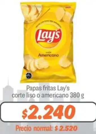 Mayorista 10 Papas Fritas Lay's Corte Liso o Corte Americano 380g oferta