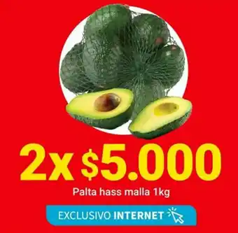 Santa Isabel Palta hass malla 1 kg oferta