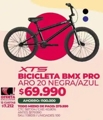 Abcdin XTS Bicicleta BMX Pro oferta