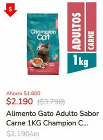 Super Bodega a Cuenta Alimento Gato Adulto Sabor Carne 1kg oferta