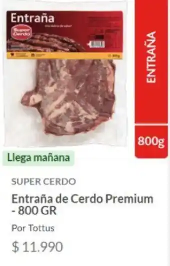 Tottus Super Cerdo Entraña de Premium 800g oferta