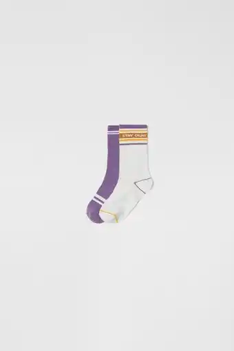 Kids/ pack dos calcetines texto