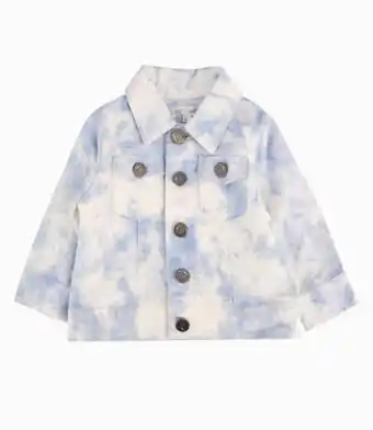 Limonada Chaqueta tie dye bebé niña 100% algodón celeste limonada oferta
