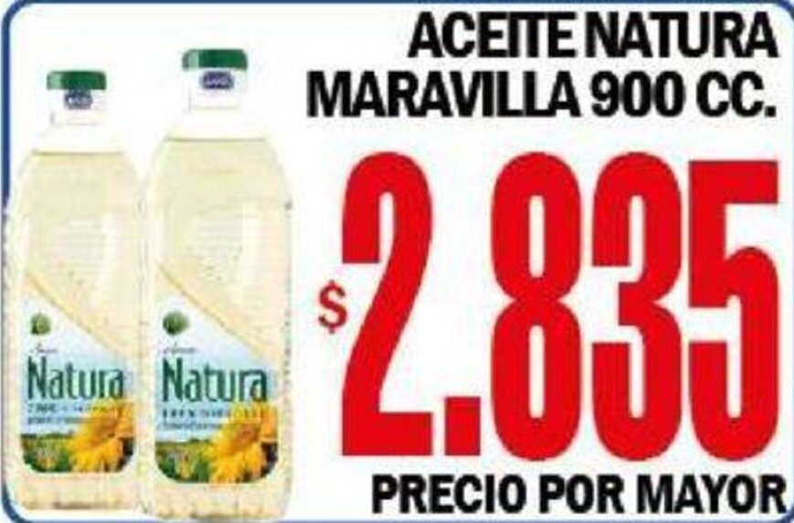 Aceite Natura Maravilla 900cc oferta en La Oferta