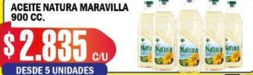 Aceite Natura Maravilla 900cc oferta en La Oferta