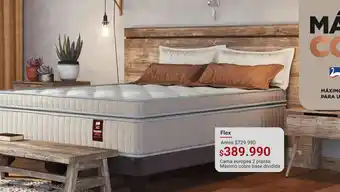 Easy Flex Cama Europa 2 Plazas Máximo CObre Base Dividida oferta