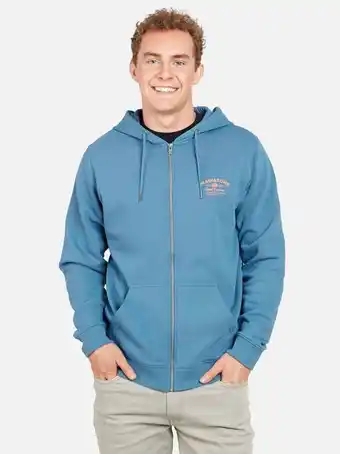 Poleron fullzipper surf company hombre azul maui and sons
