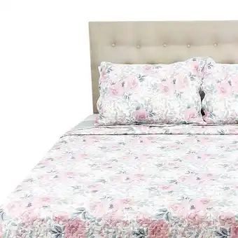 Chantilly Cubrecama microfibra estampado rozas 2 plazas oferta