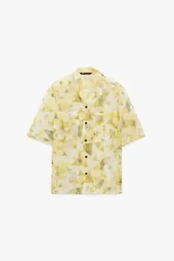 Zara Camisa estructura red oferta