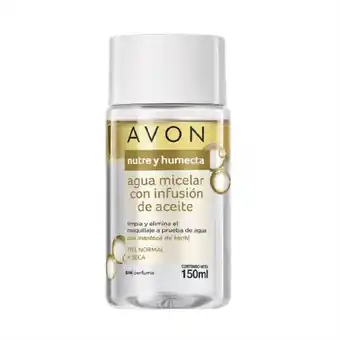 Avon Agua micelar con aceite nutre humecta oferta