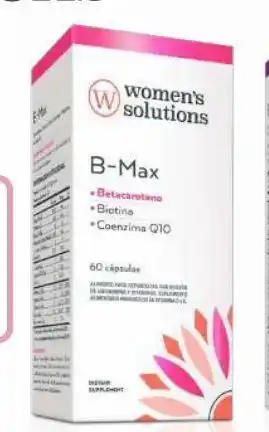 Cruz Verde Womens solutions b-max 60 cápsulas oferta