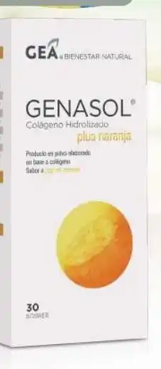 Cruz Verde Genasol genasol plus naranja colágeno hidrolizado 30 sobres 10gr oferta
