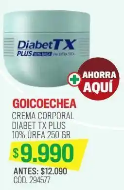 Cruz Verde Diabet tx cr.hid.p/s.250g oferta