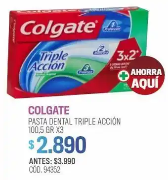 Cruz Verde Colgate tri.ac.100,5g3x2 oferta