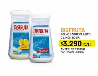 Cruz Verde Disfruta bicarbonato 46,22 gr polvo 110 gr sabor limón oferta