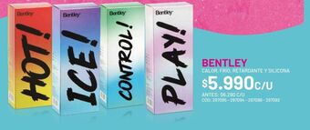 Cruz Verde Bentley hot! gel lubricante intimo 50 gr oferta